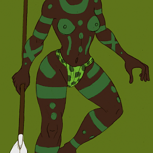 Nzinga the Dinosaur Huntress