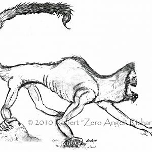 Manticore in profile