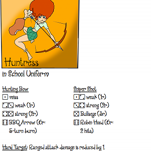 Barbarian Schoolgirls - Huntress