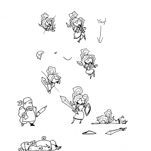 Scanned character art