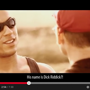 How about Richard Riddick?