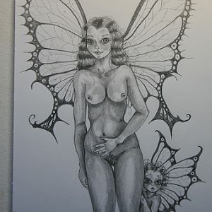 Young Faerie Mother and Child