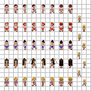 BSG Sprites - Hair 2