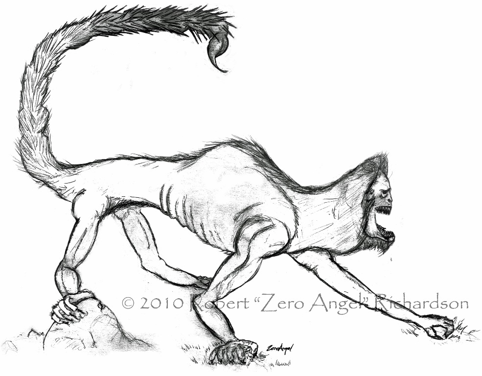 Manticore in profile