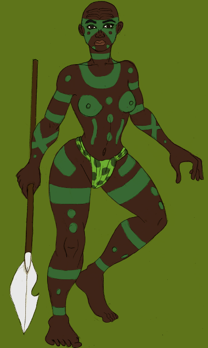 Nzinga the Dinosaur Huntress