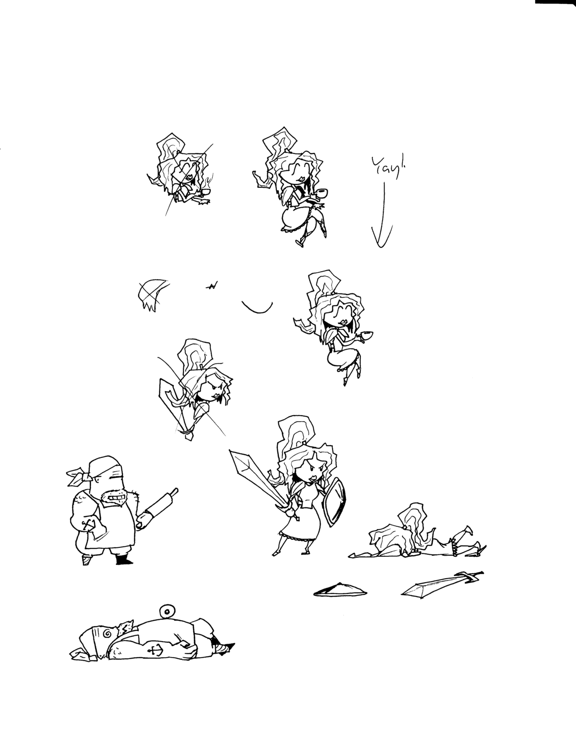 Scanned character art