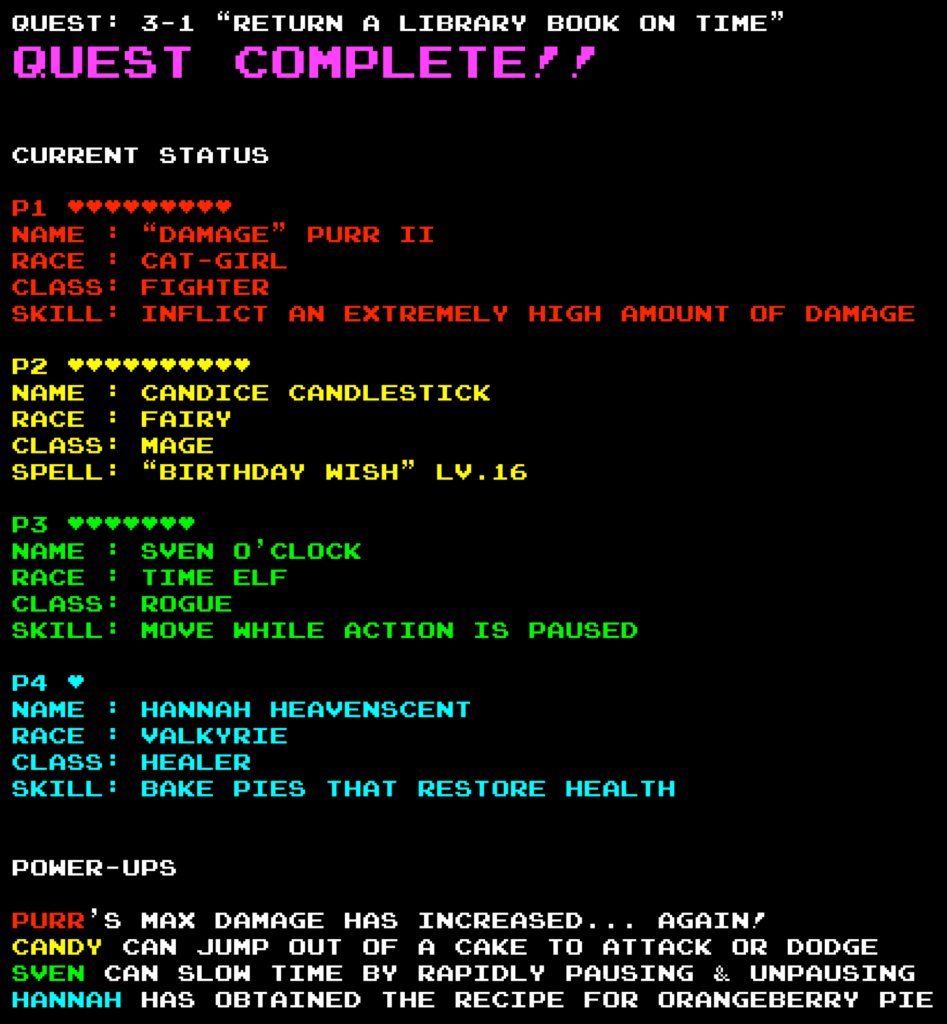 The Birthday Party Quest 3-1