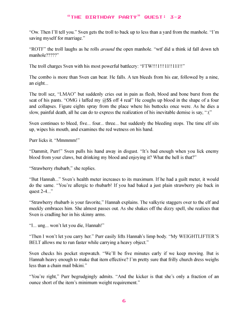 The Birthday Party Quest 3-2, page 06