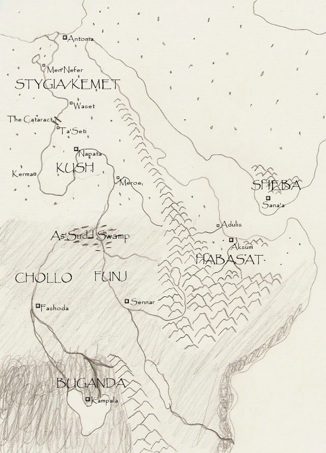 The Stone of Amun Map